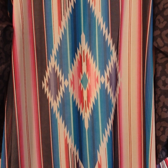 Crazy Train NWT Havasu Falls Button-Up Long Duster - Picture 4 of 11